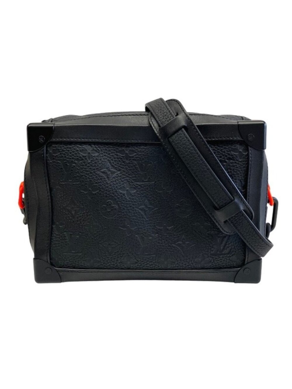 Louis Vuitton Soft Trunk Monogram Shoulder Bag Taurillon Leather